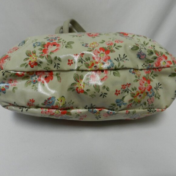 Cath Kidston coated canvas satchel handbag purse adjustable front pocket bag - Picture 11 of 14